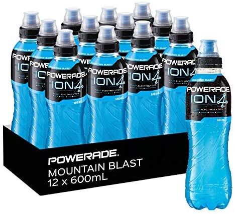 Drink, Powerade Mountain Blast (Blue) 12x600ml