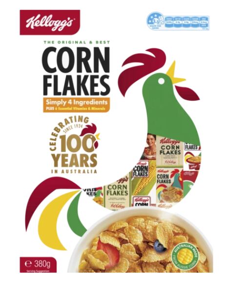 Cereal**Cornflakes 12x380g Kelloggs