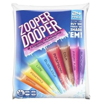 Zooper Dooper Ice Blocks Cosmic Flavours