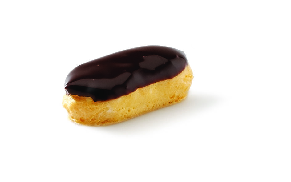 Eclairs, Petite (PE) Cream Filled Choc Topped 115x15gm Ready Bake