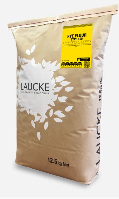 Flour, Rye T100 12.5kg Laucke (VG)