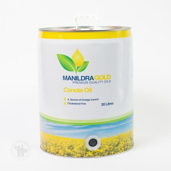 Vegetable Oil, Australian Canola 20L Manildra