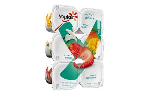 Yoghurt, Yoplait Zero Forme Classic 24x160gm Carton (GF) (H)