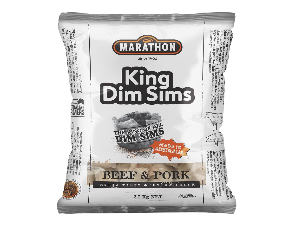 Dim Sims, Large Beef & Pork 2.7Kg Kensington