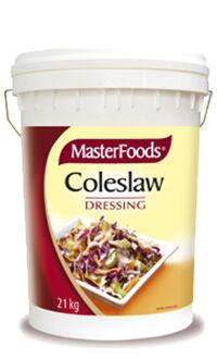 Mayonnaise, Coleslaw 21Kg Masterfoods