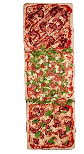 Pizza, Square Base Thick Frozen Par Baked (25) RDM Pizza (VG)