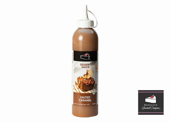 Dessert Sauce, Salted Caramel 500gm Priestley’s (GF)