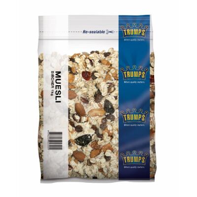 Muesli, Natural Bircher 1kg Trumps