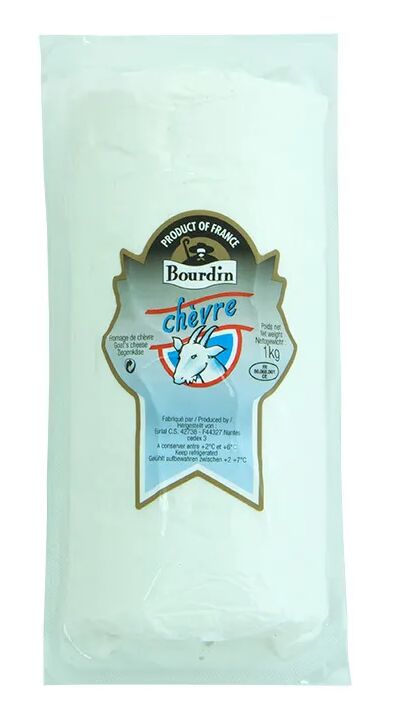 Cheese, Goats Chevre Bourdin 1kg Real Dairy (GF) (H)