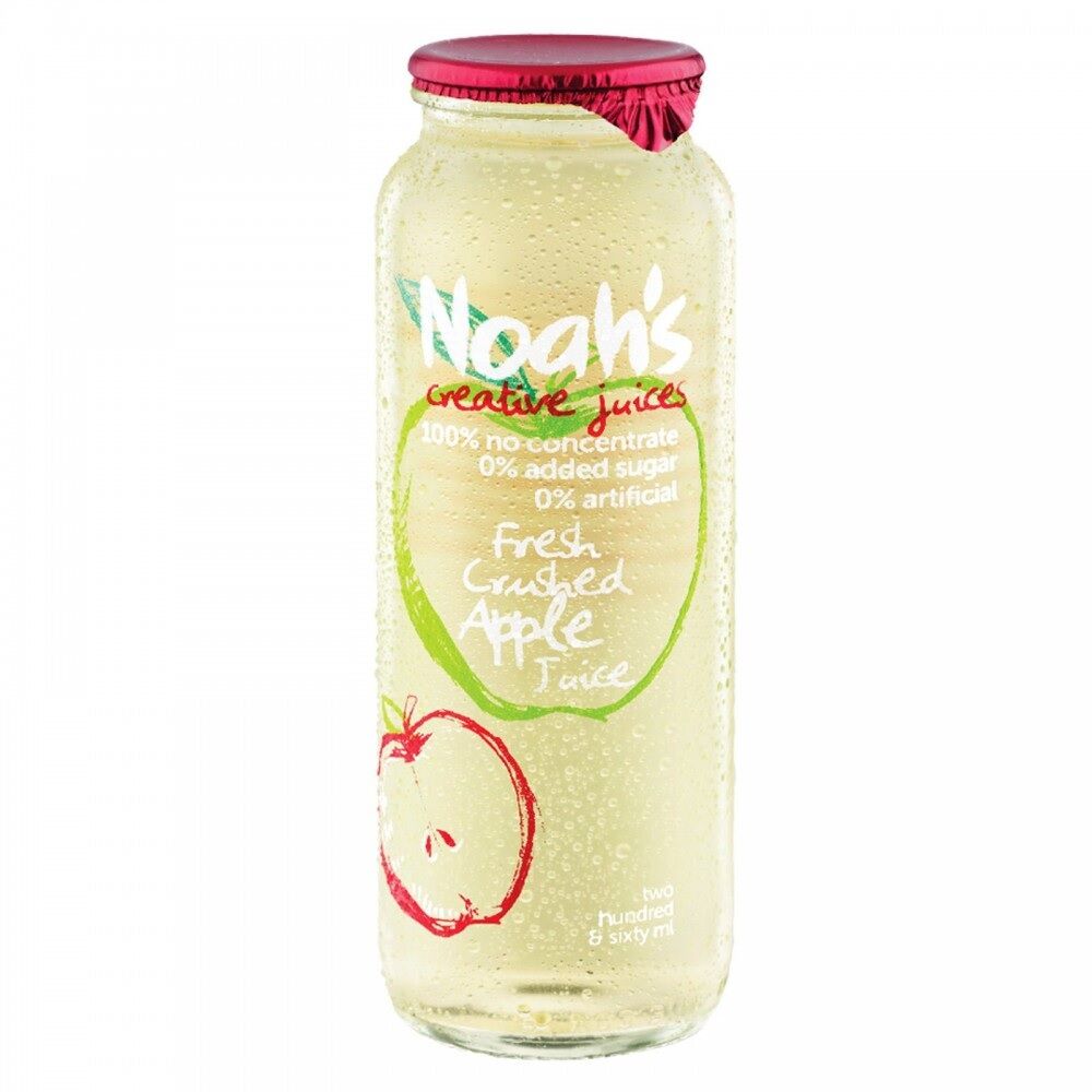 Juice, Noah’s Fresh Crushed Apple Juice 12x260ml