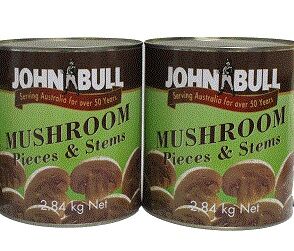 Mushrooms, Pieces & Stems A10 John Bull