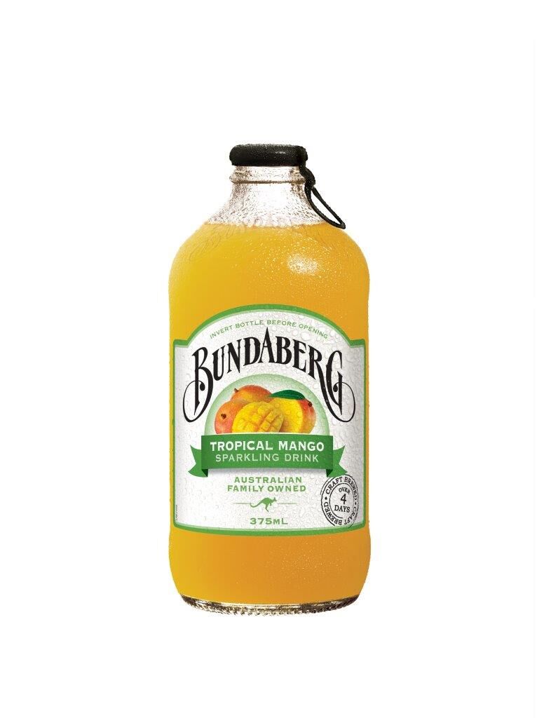 Drink, Tropical Mango 12x375ml Bundaberg