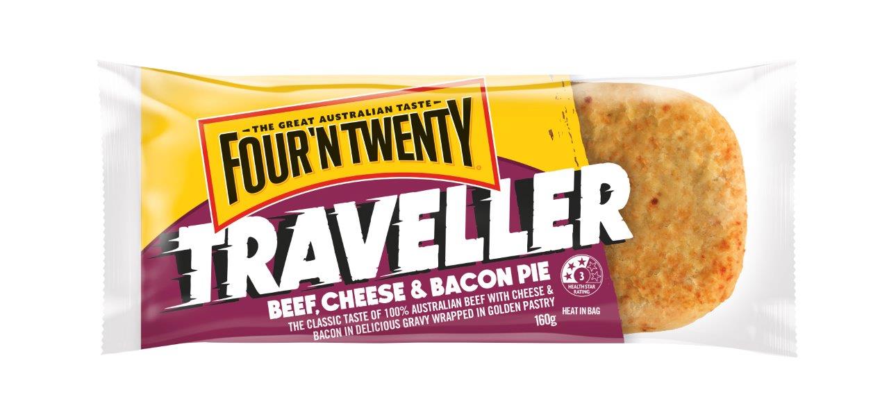 Four'N Twenty Traveller Beef Cheese & Bacon Pie