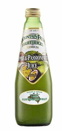 Mountain Fresh, Apple and Passionfruit 12x400ml Juice