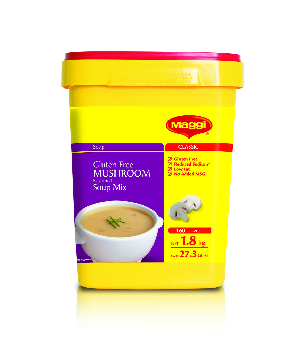 Soup, Mushroom Gluten Free 1.8Kg Maggi (GF)