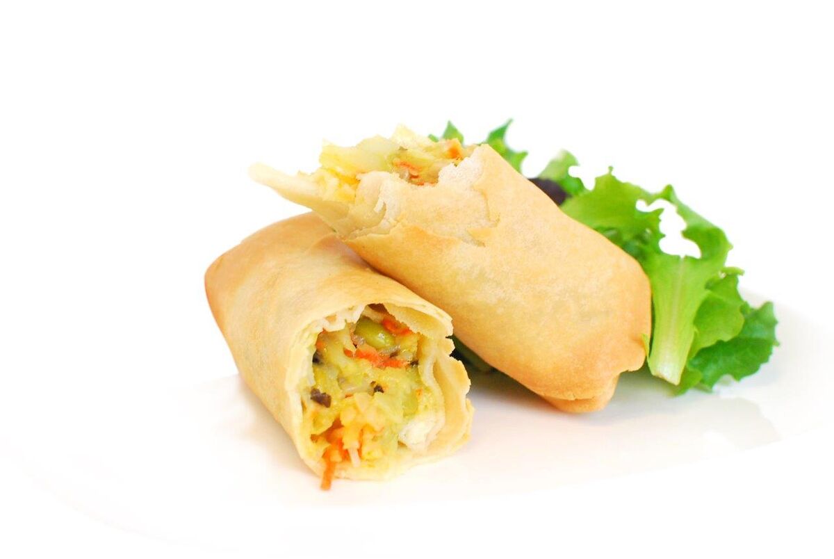 Spring Roll, Jumbo Vegetable 16x140gm Hakka (VG) – may contain soy
