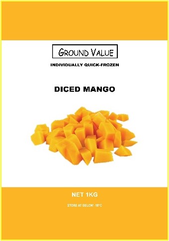 Ground Value Diced Mango Frozen