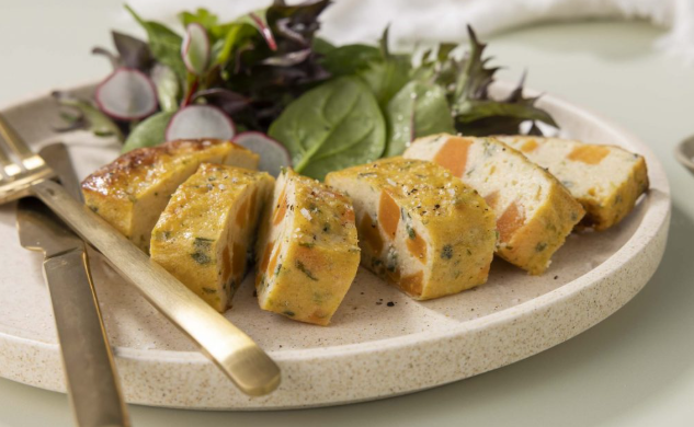 Sunny Queen Egg Fritter Pumpkin, Spinach & Feta