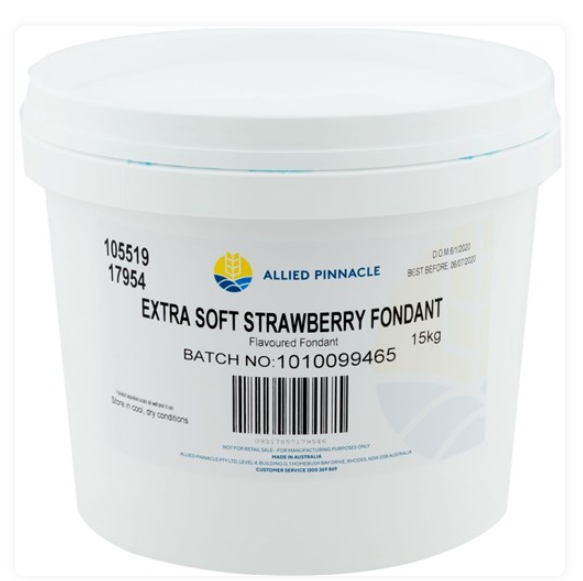 Allied Pinnacle Fondant Extra Soft Strawberry