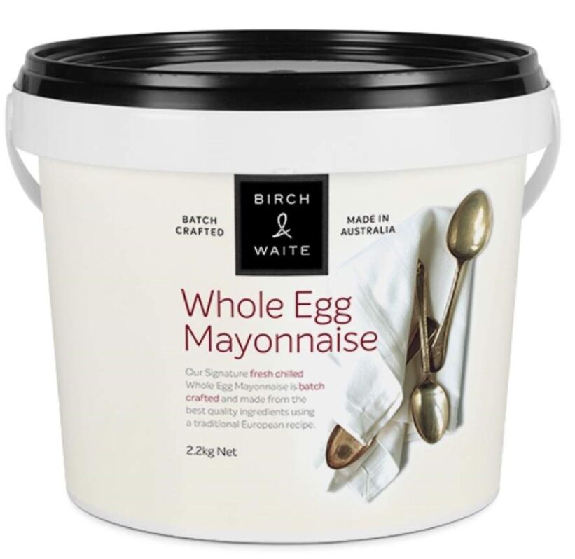 Mayonnaise**Whole Egg 2.2Kg Birch & Waite (GF)(H)