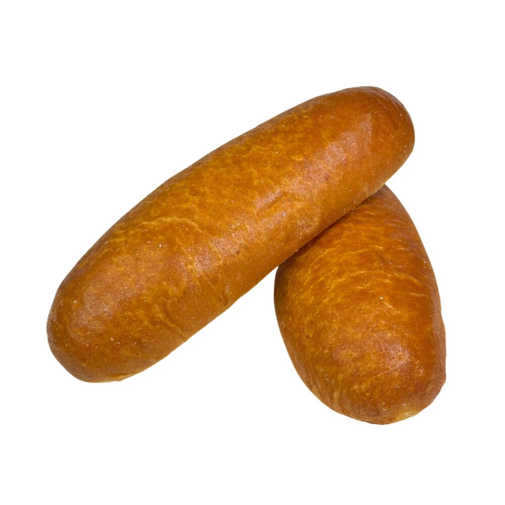 BM 14930 Milk Bun FB Hot Dog Roll 60x95gm Bakers Maison (H)