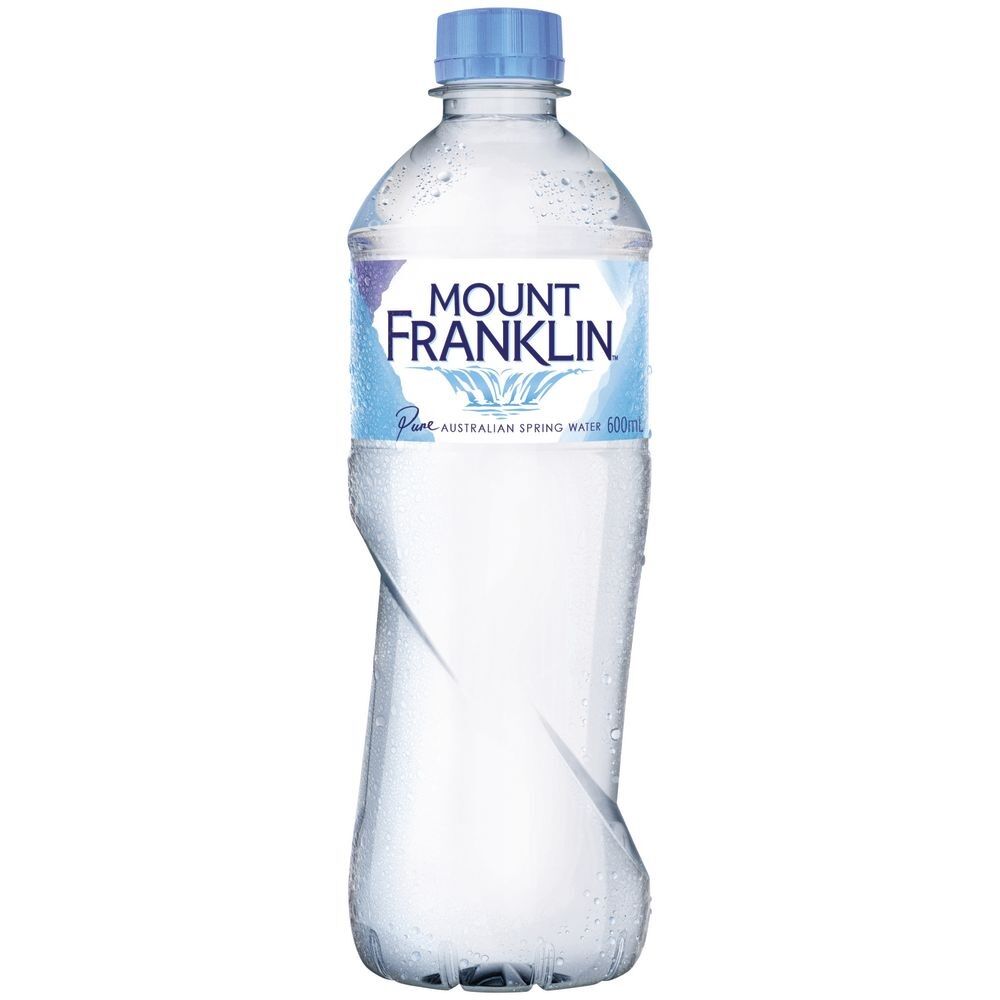 Water, Spring 24x600ml Mount Franklin (GF)