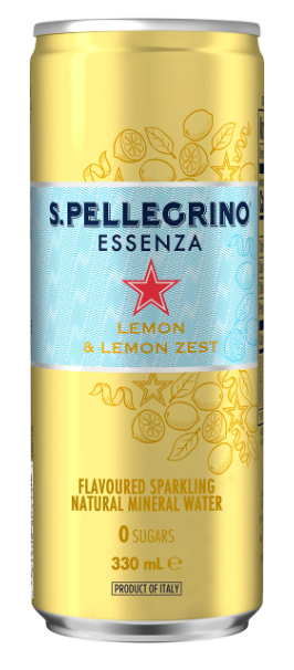 S.Pellegrino Essenza Sparkling Water Lemon & Lemon Zest