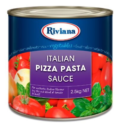 Pizza, Pasta Sauce 3×2.5Kg Riviana