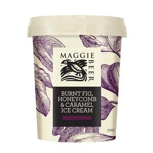 Maggie Beer Ice Cream Burnt Fig, Honeycomb & Caramel