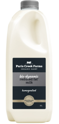 Milk, Organic Light Milk 2L Paris Creek GREY (GF)