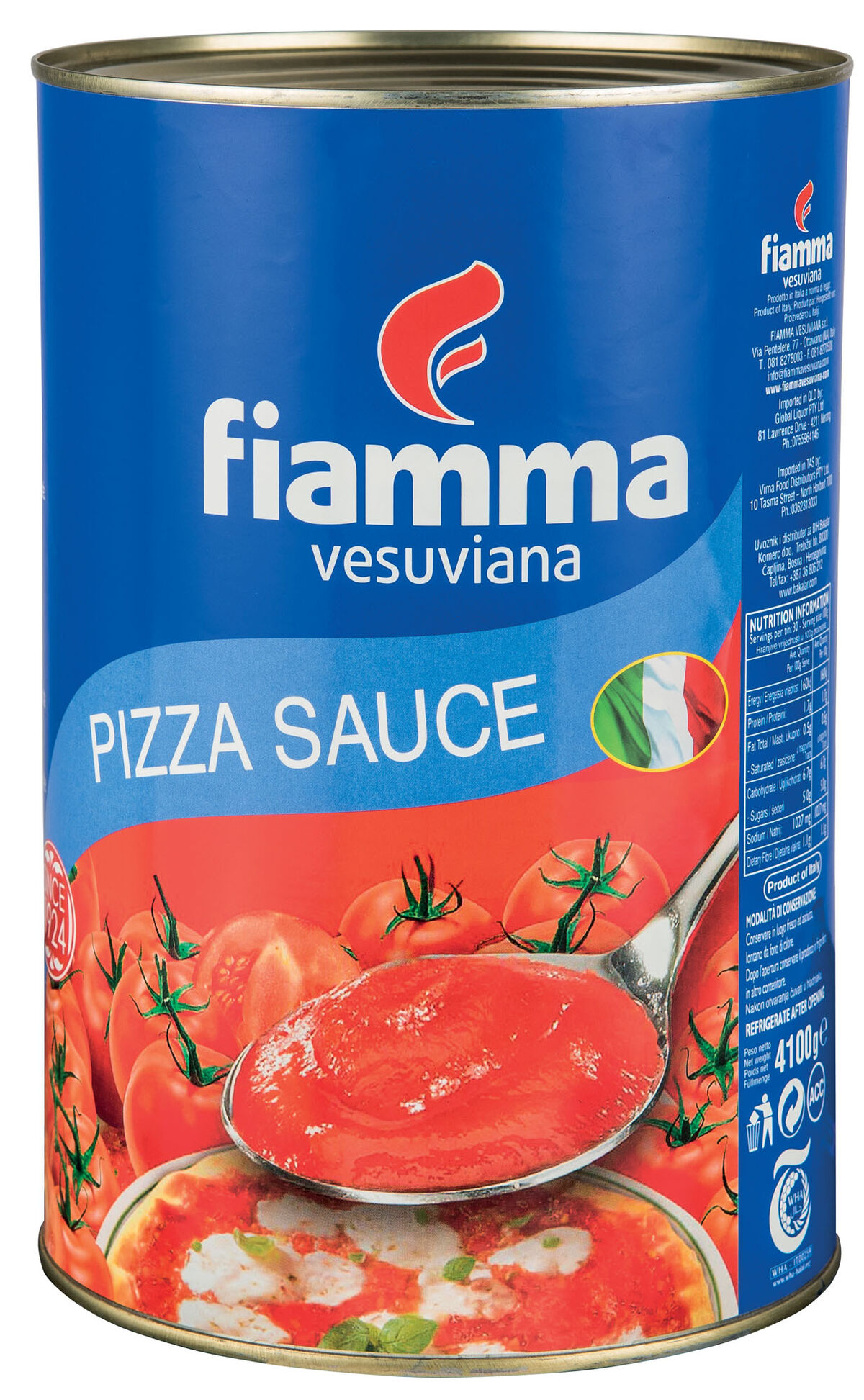 Pizza Sauce, 12/14 Fiamma 4.1Kg