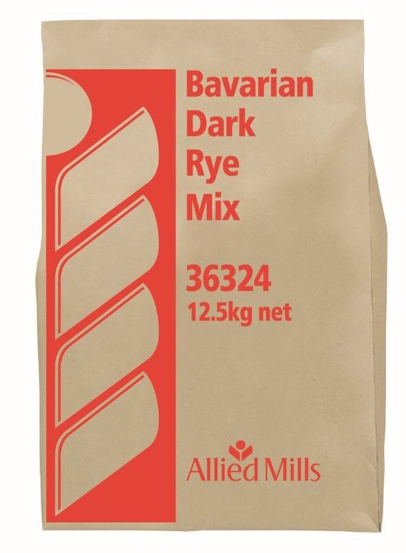 Bread**Mix Bavarian Dark Rye 12.5Kg 36324 Allied