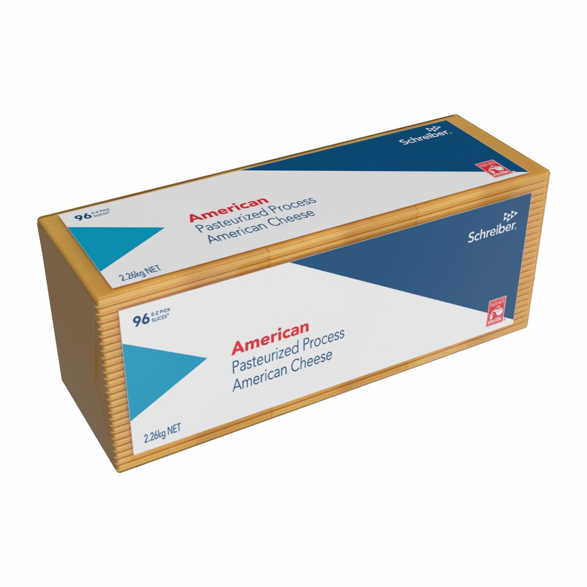 Cheese, Hi-Melt American Burger Slices 2.26kg Schreiber (Real Dairy) (96)