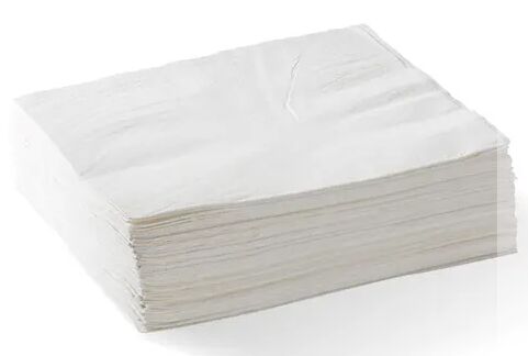 Napkins, Luncheon 1/4 Fold 2Ply White (100) BioPak