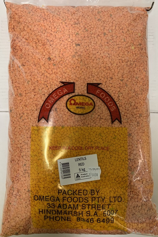 Omega Foods Red Lentils
