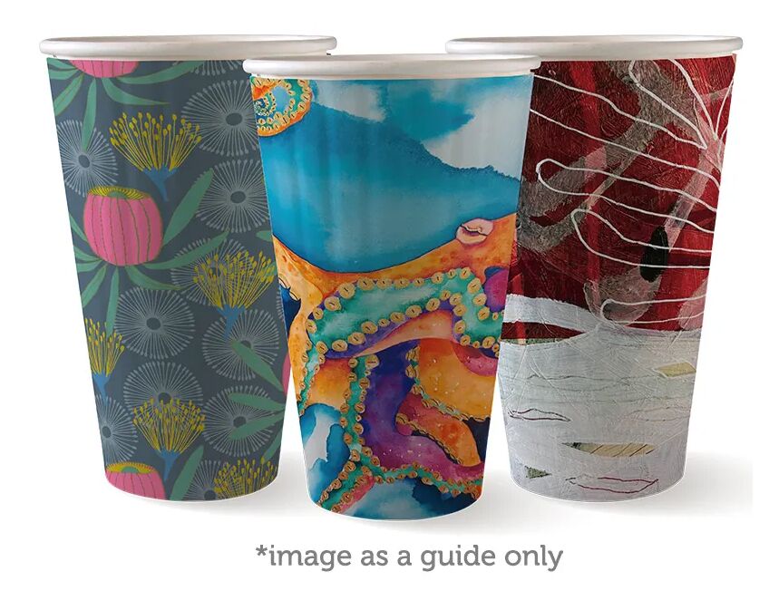 Cups** Coffee Double Wall Art Series BioCup 460ml (15X40) BioPak