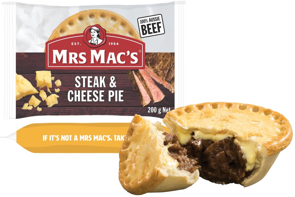 Mrs Mac's Pie Steak & Cheese