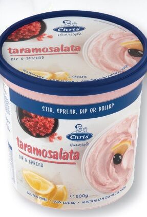Dip, Homestyle Caviar (Taramasalata) 800g Chris (GF)