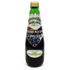 Mountain Fresh, Apple and Blueberry 12x400ml Juice