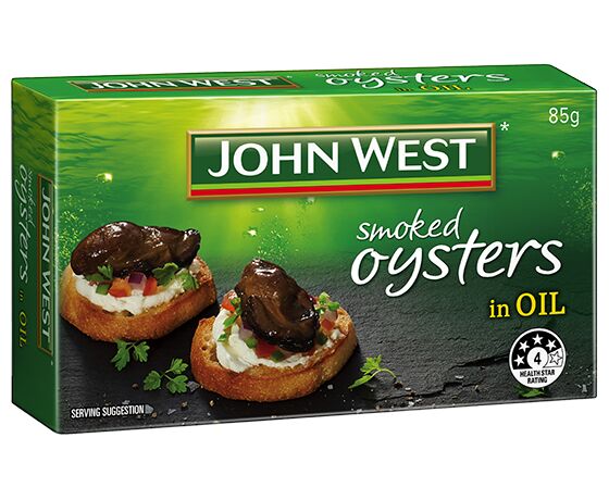 Oysters, Smoked in Oil 85gr John West (GF)