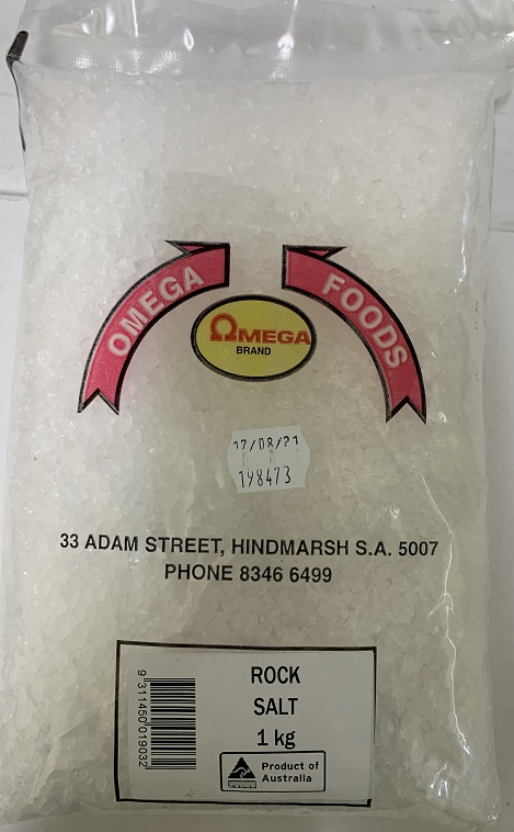 Salt, Rock 1Kg Omega