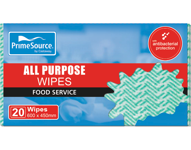 PrimeSource All Purpose Wipes Green Food Service