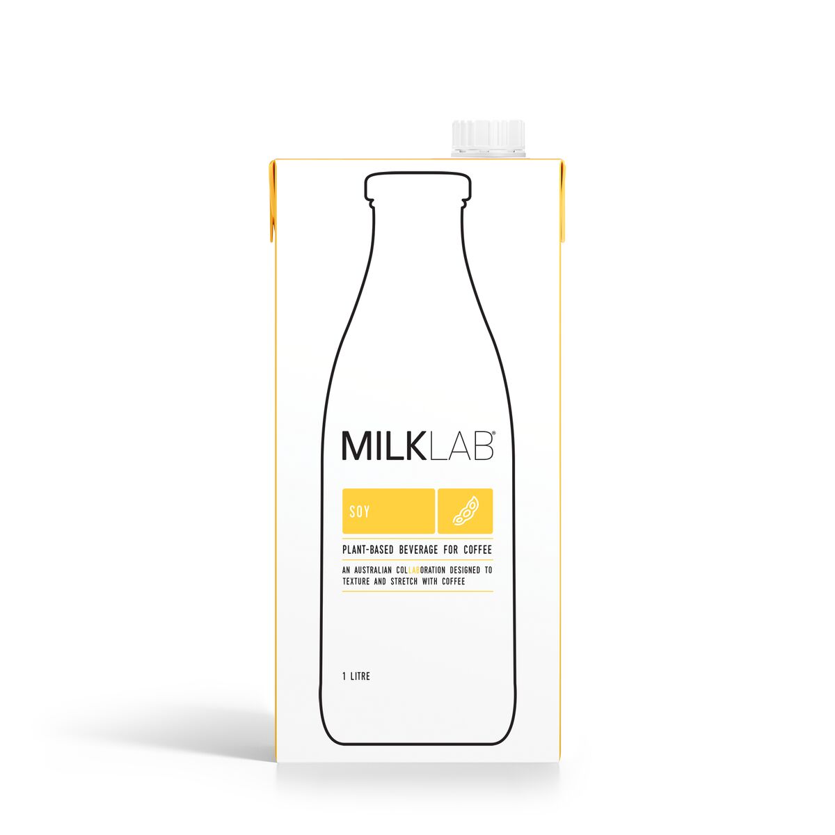 Milk, Soy 8x1L CARTON Milk Lab (VG) (GF) (H)