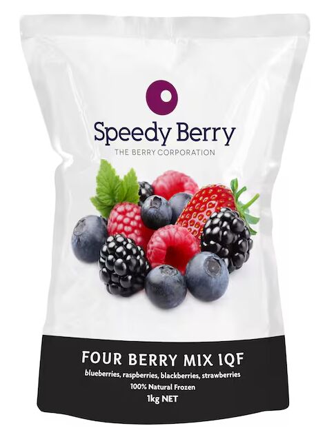 Four Berry Mix 1kg IQF Speedy Berry