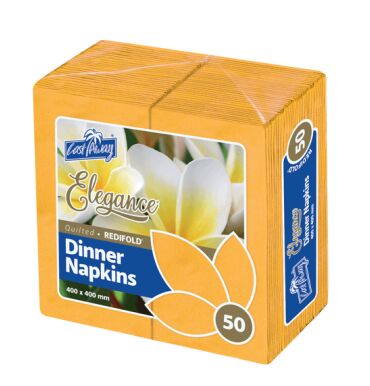 Napkins**Elegance Dinner Gold (500) Cast Away