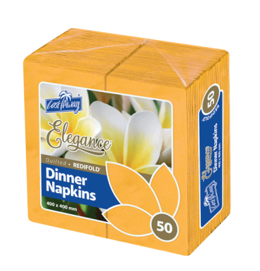 Cast Away Dinner Napkins Elegance Gold