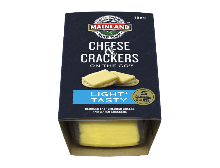 Mainland Cheese & Crackers On The Go Light + Tasty