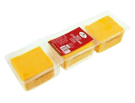 Cheese, Sliced Red Cheddar 1.5kg Real Dairy (GF) (H)