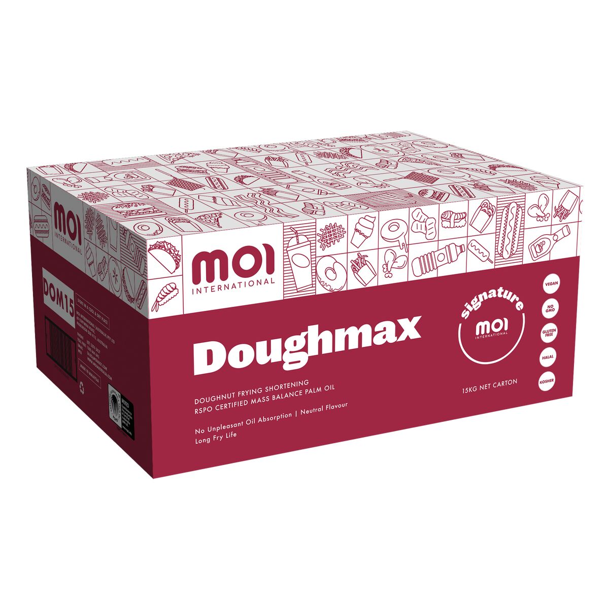 Vegetable Shortening Doughmax Frying 15Kg MOI (GF) (H) (V)