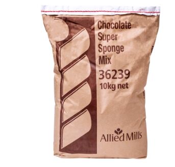 Sponge Mix, Chocolate Super Sponge 10Kg 36239 Allied